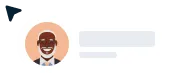 Decorative background shape for workflow section